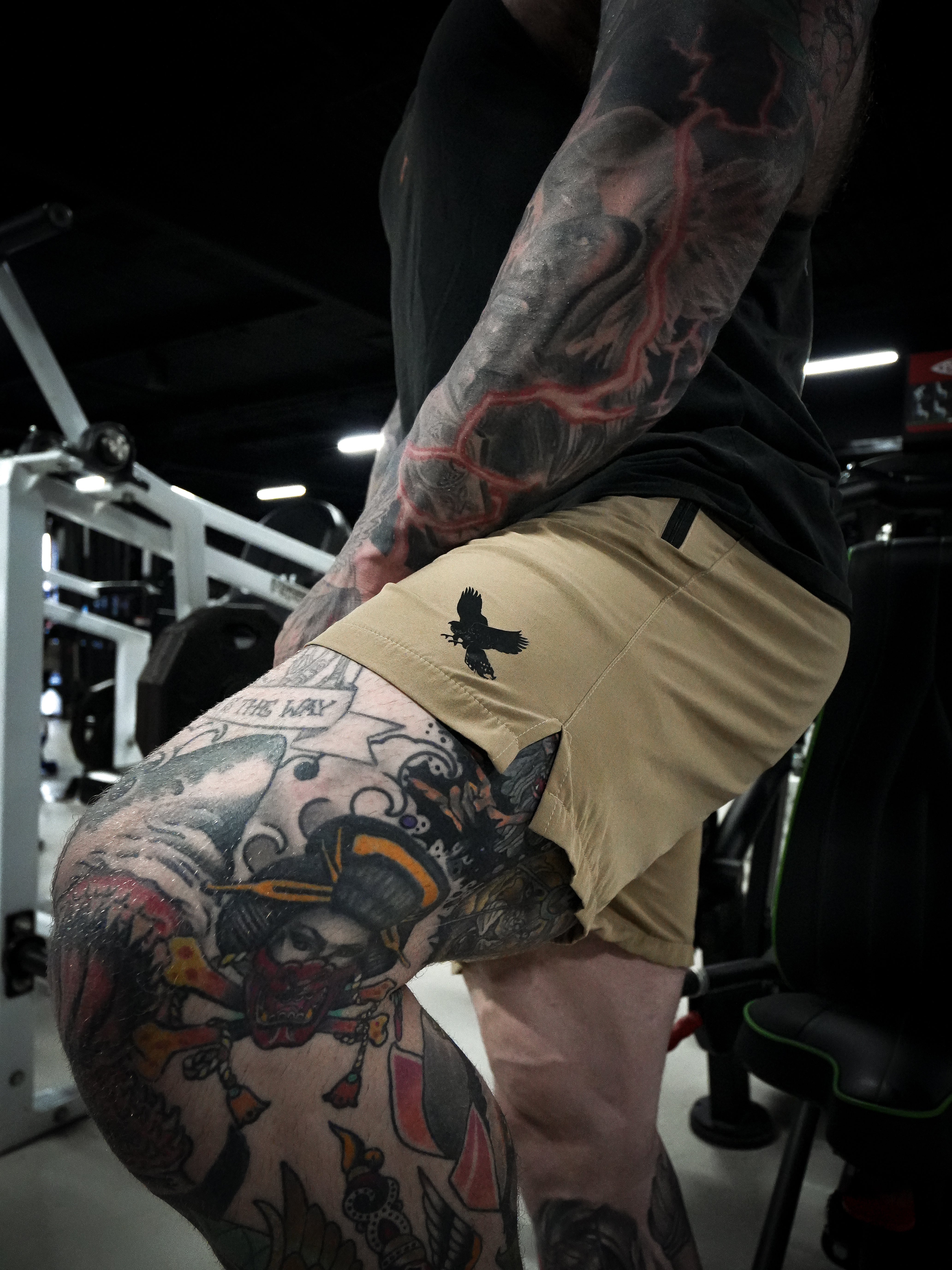 Biege Origins 5" Inseam Shorts