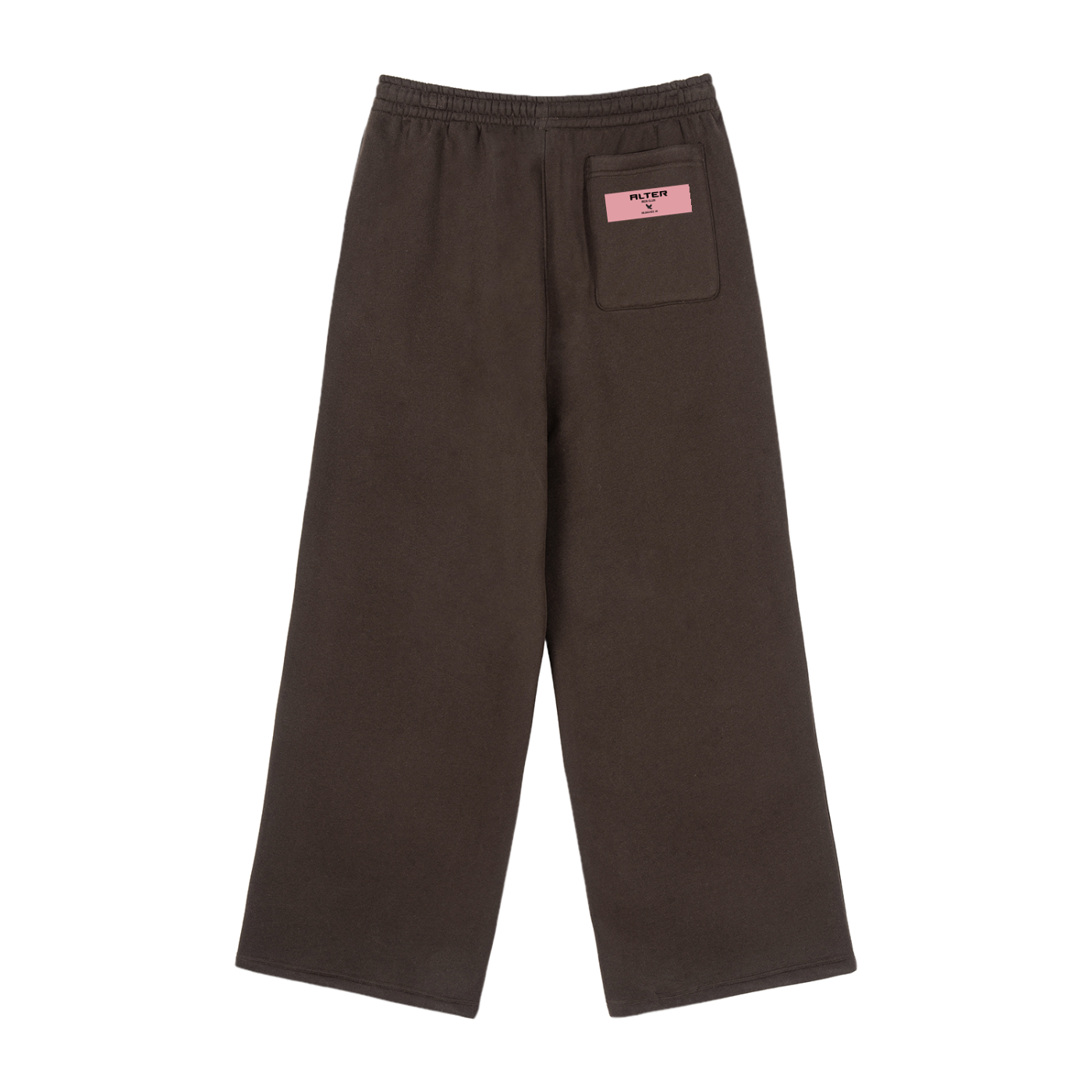 Fleece Drawstring Straight-Leg Sweatpants