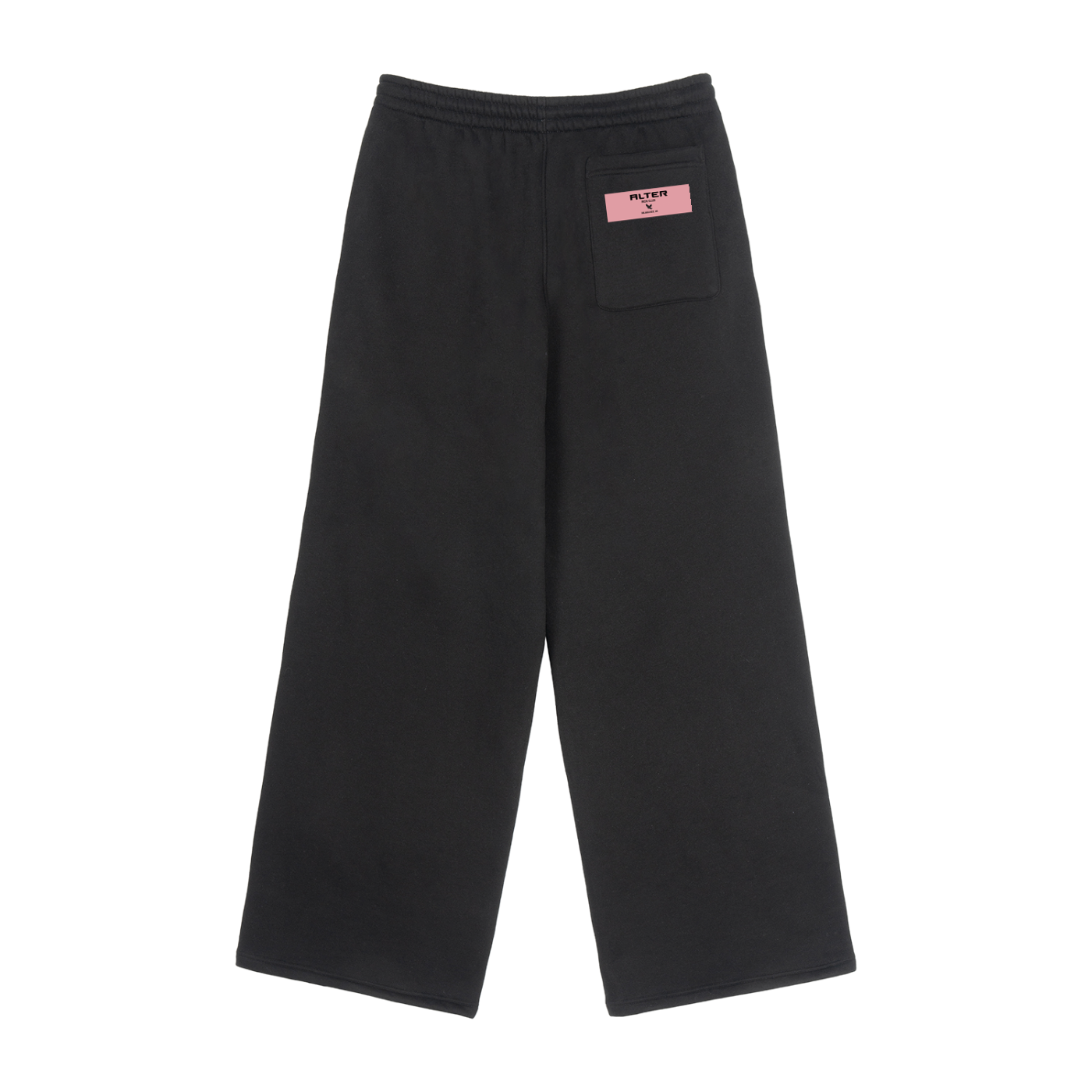 Fleece Drawstring Straight-Leg Sweatpants