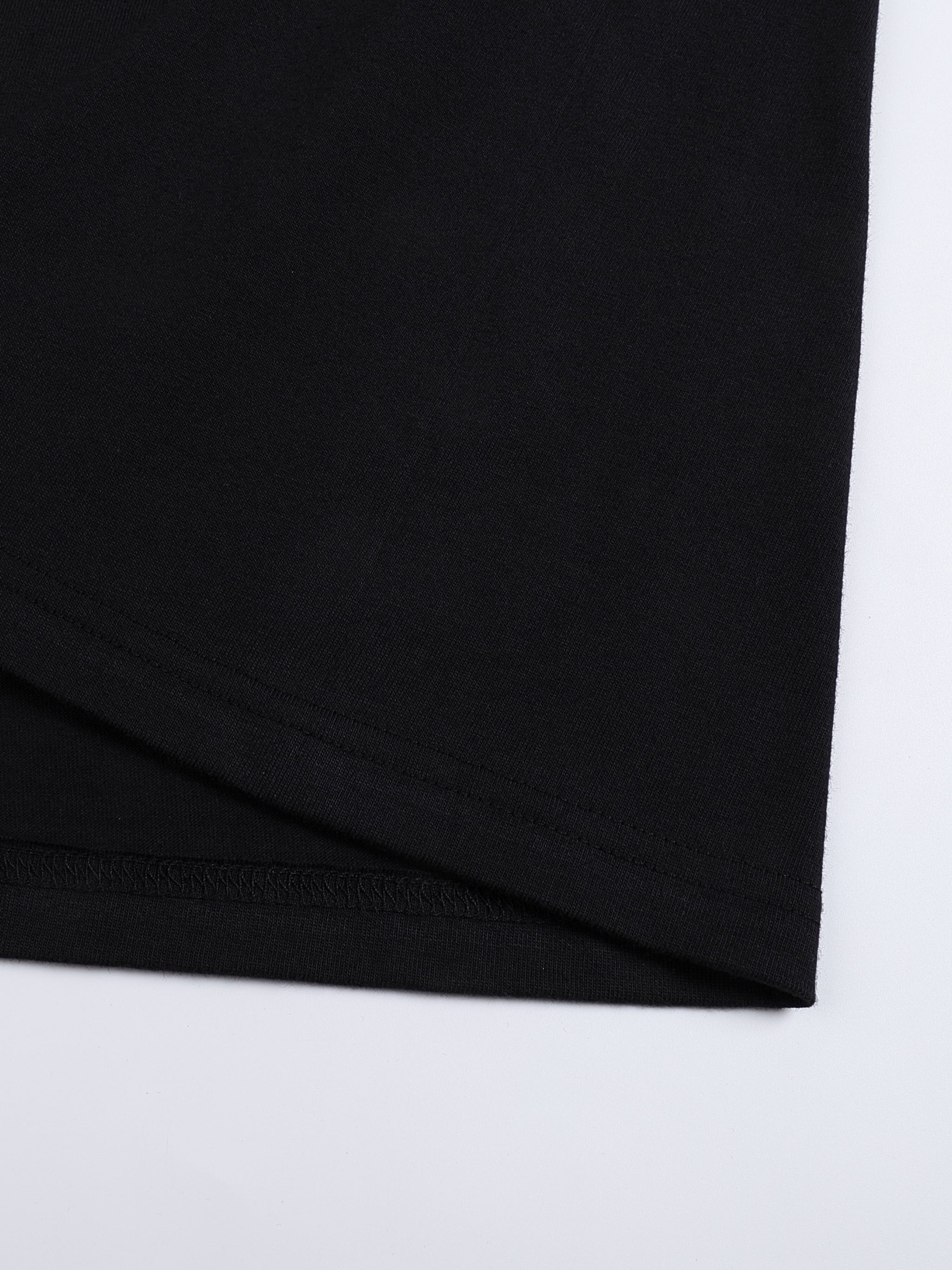 Crew Neck Drop Shoulder Long Sleeve Shirt